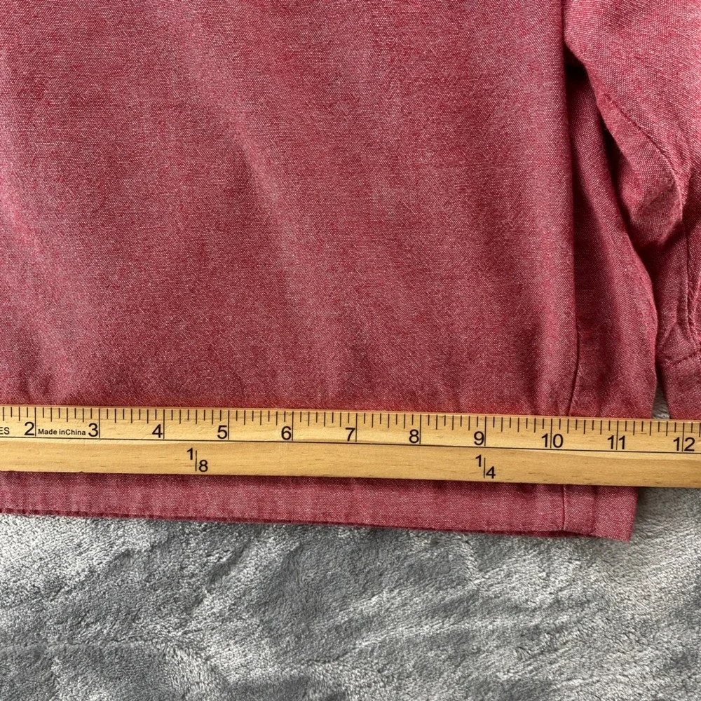J.Crew Gramercy Mens 35‎ Red Heather Cotton Chino Shorts Preppy Casual